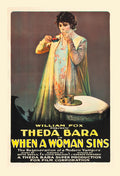When a Woman Sins, 1918 - Postcard