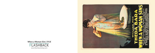 When a Woman Sins, 1918 - Postcard