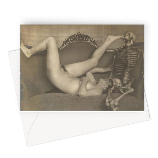 Narre Tod, Mein Spielgesell (Fool Death, My Playmate) by Franz Fiedler Image 6 – c. 1922 - Greeting card