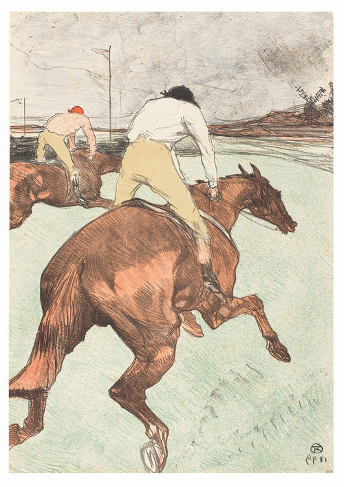 The Jockey (Le jockey) by Henri de Toulouse Lautrec, 1899