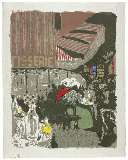 The Pastry Shop, Plate Ten from Landscapes and Interiors by Edouard Vuillard - 1899