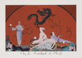 Chez la Marchande de Pavots. Plate no. 8 by George Barbier 1920