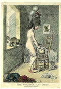 The Whore's Last Shift by James Gilray, 1779  - Postcard