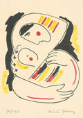 Mother And the Baby by Mikulas Galand 1938 A1