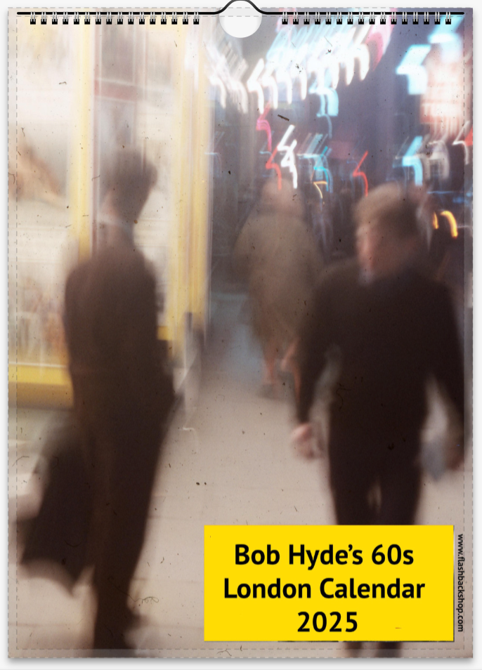 Swinging '60s London by Bob Hyde Calendar 2025