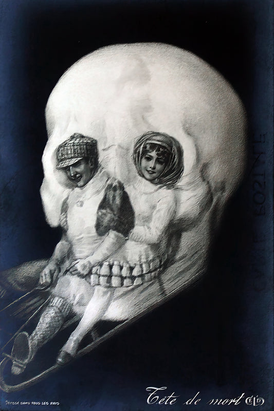 Sleigh Skull, 1905 - Postcard