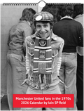 Calendario 2025 de los aficionados del Manchester United de los años 70