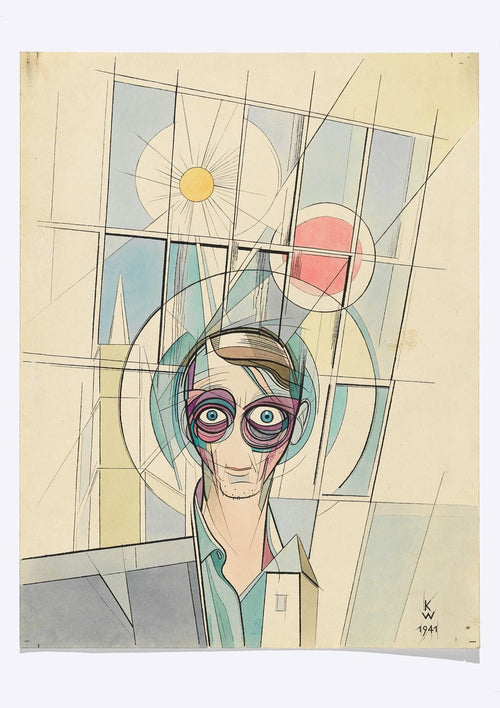 Euphorie self-portrait by Karl Wiener 1941