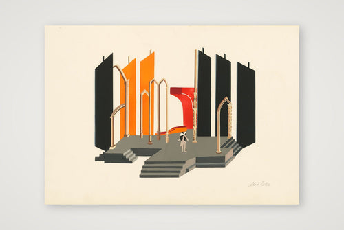 Maquettes de Théatre I.-XV. by Alexandra Exter, 1930 — A1 (84×59cm, 33×23") Print only