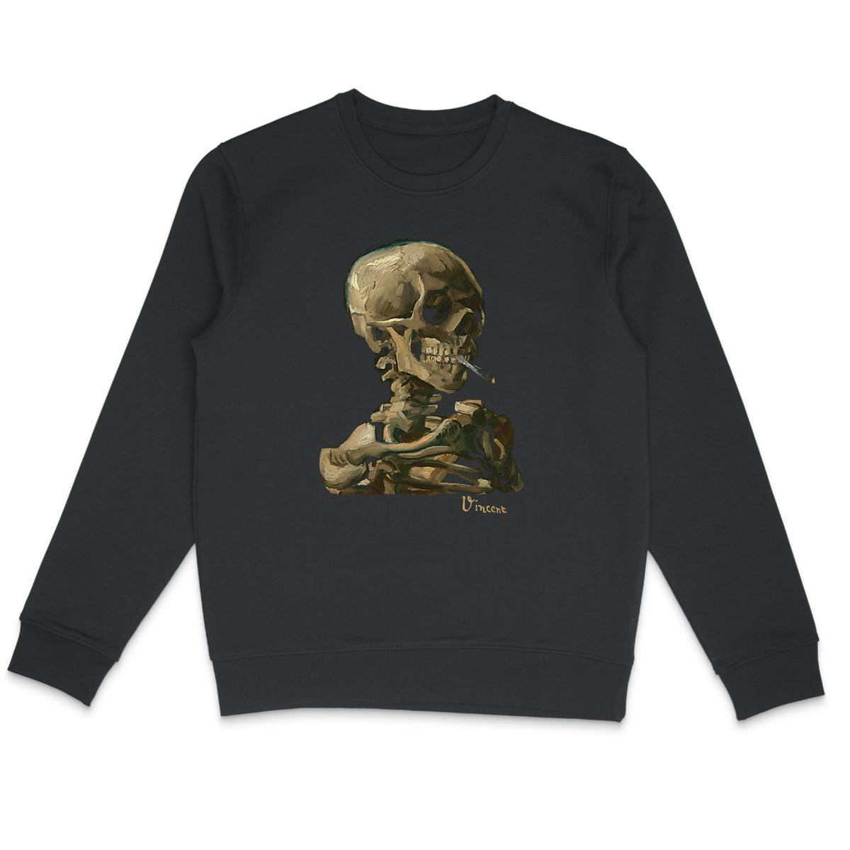 Van Gogh skull larger T-Shirt designs