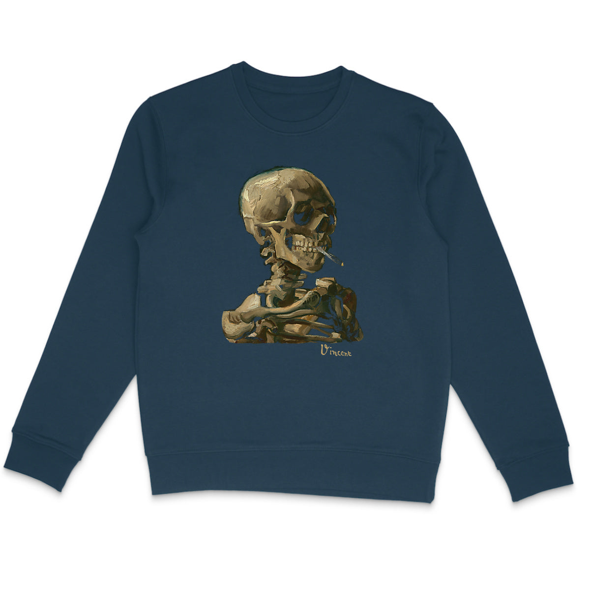 Van Gogh skull larger T-Shirt designs