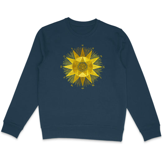 The rising signs from Solar Biology by Hiram Erastus Butler Sweatshirt