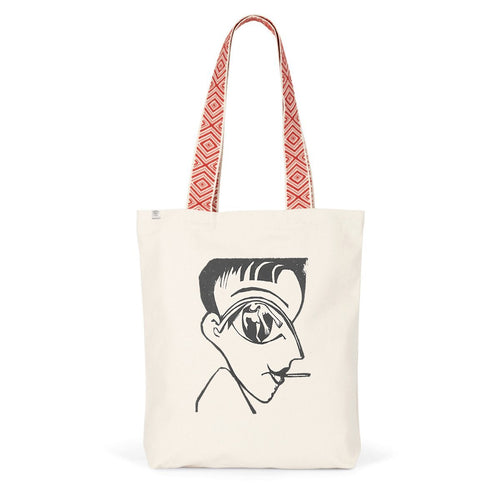 Profilkopf by Ernst Kirchner - Tote Bag