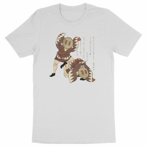 Two Dancers by Yashima Gakutei, c. 1827-828 - Organic Cotton T-Shirt