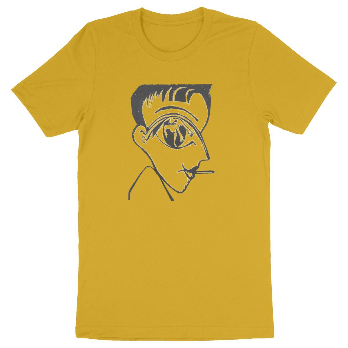 Profilkopf by Ernst Kirchner - Organic Cotton T-Shirt