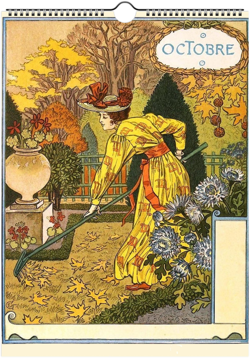 Les Mois: Eugène Grasset's Gardens of Art - Calendar