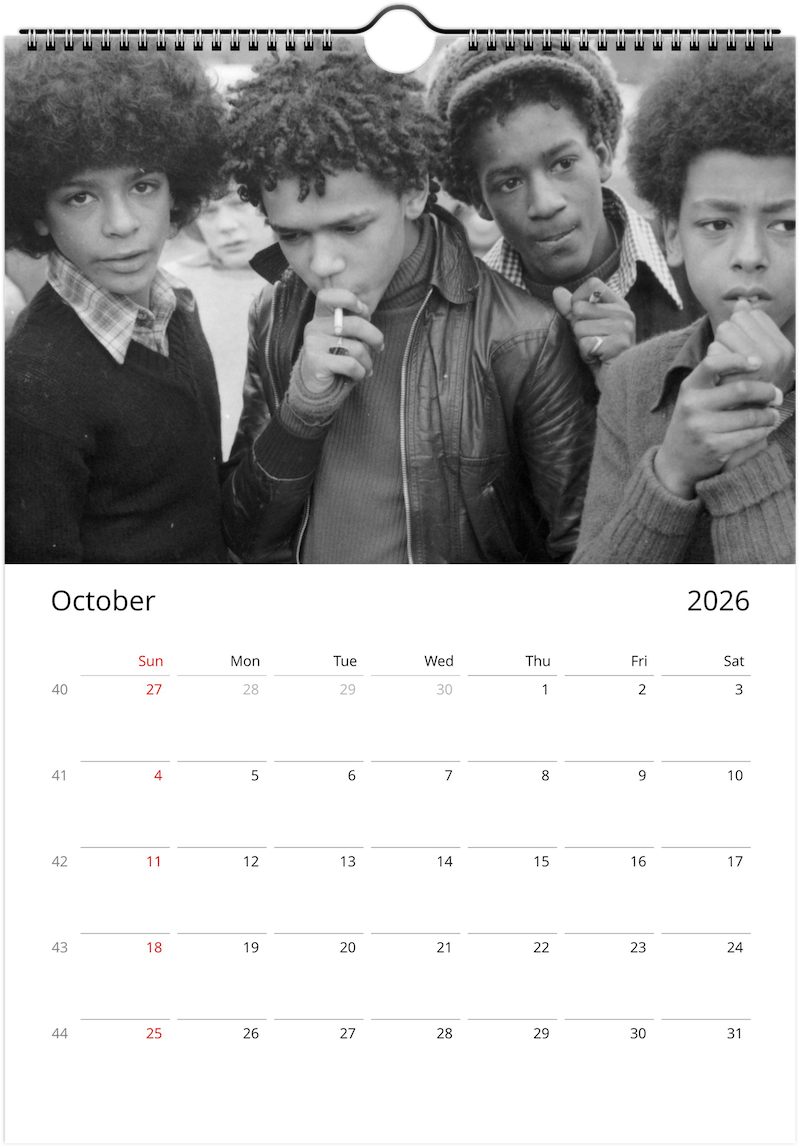 Manchester City Fans In The 1970s - 2026 Calendar