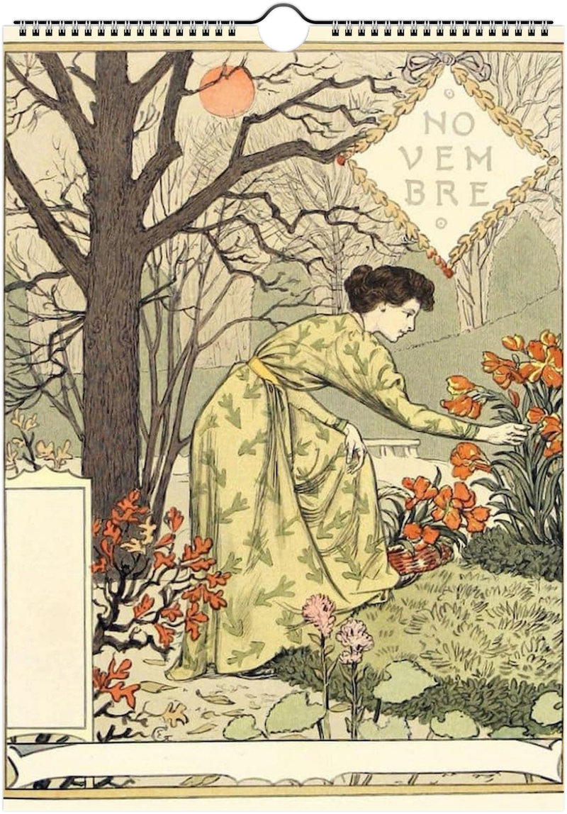 Les Mois: Eugène Grasset's Gardens of Art - Calendar