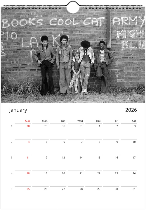 Manchester City Fans In The 1970s - 2026 Calendar