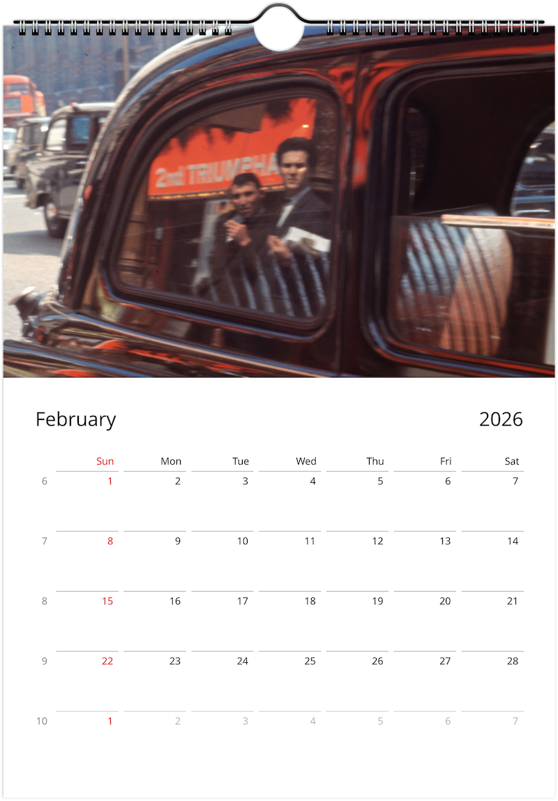 Swinging '60s London by Bob Hyde Calendar 2026