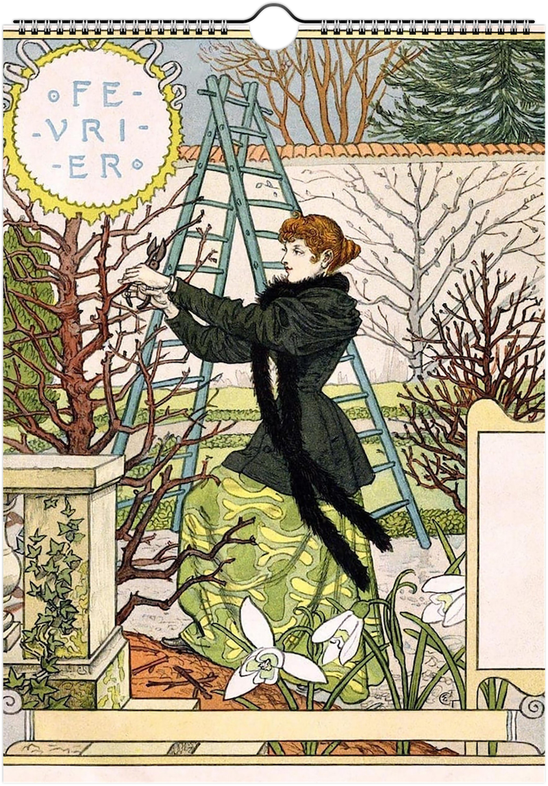 Les Mois: Eugène Grasset's Gardens of Art - Calendar