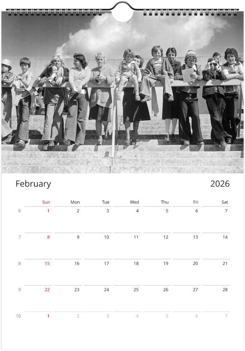 Manchester City Fans In The 1970s - 2026 Calendar