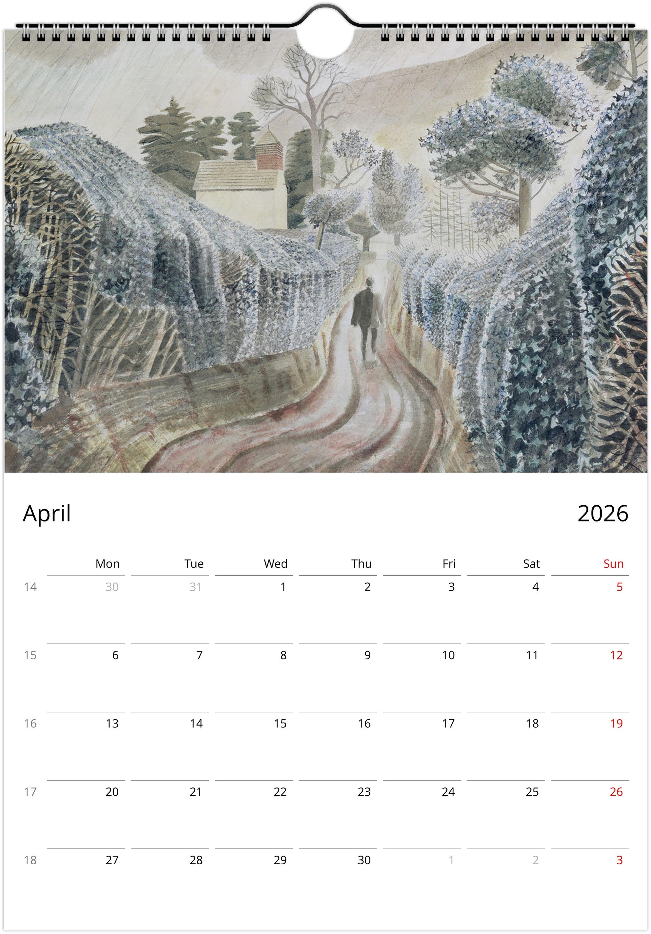 Eric Ravilious Calendar 2026