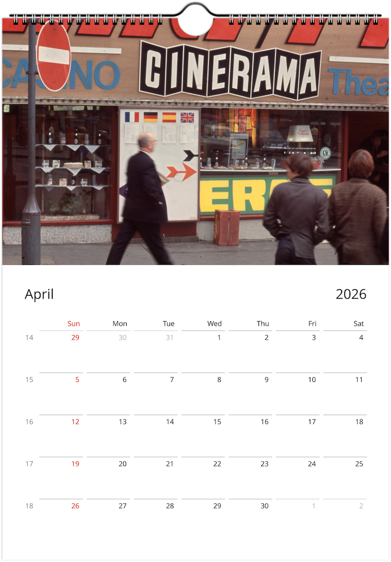 Swinging '60s London by Bob Hyde Calendar 2026
