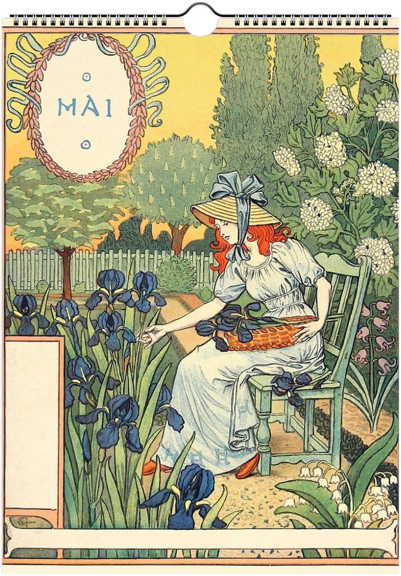 Les Mois: Eugène Grasset's Gardens of Art - Calendar