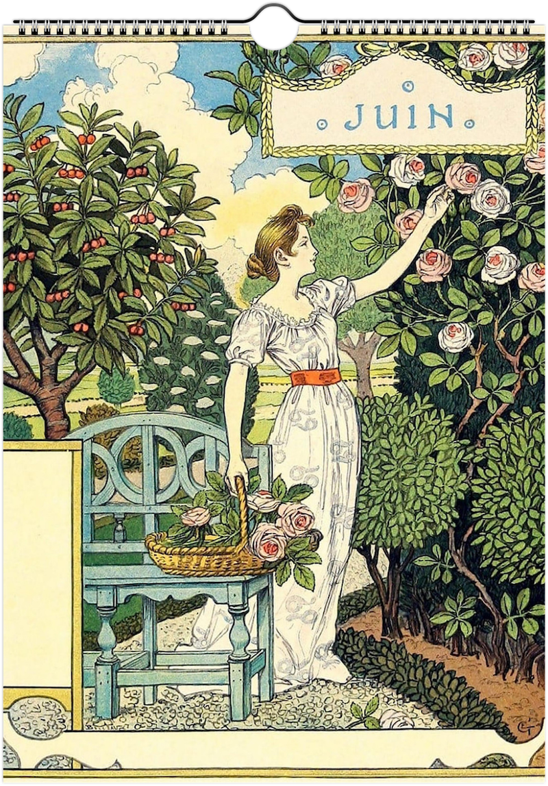Les Mois: Eugène Grasset's Gardens of Art - Calendar