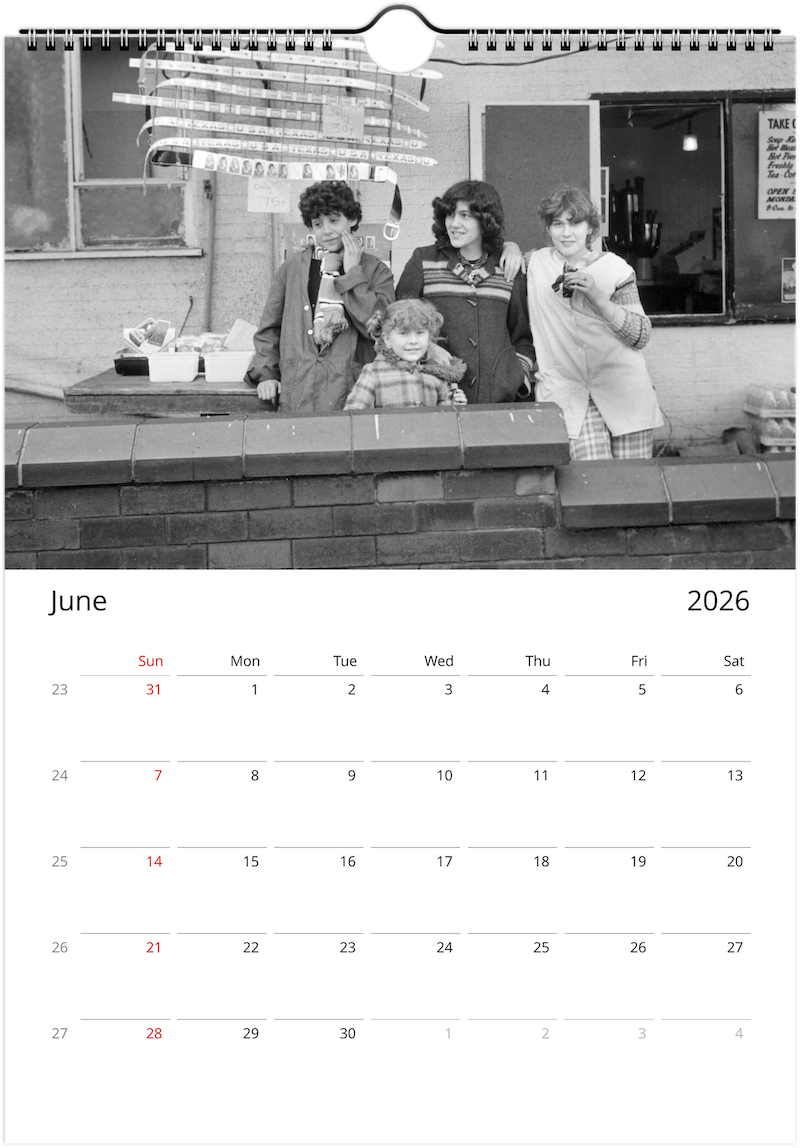 Manchester City Fans In The 1970s - 2026 Calendar