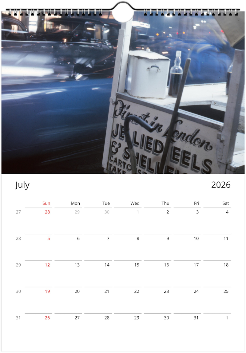 Swinging '60s London by Bob Hyde Calendar 2026