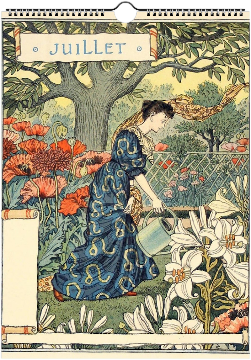 Les Mois: Eugène Grasset's Gardens of Art - Calendar