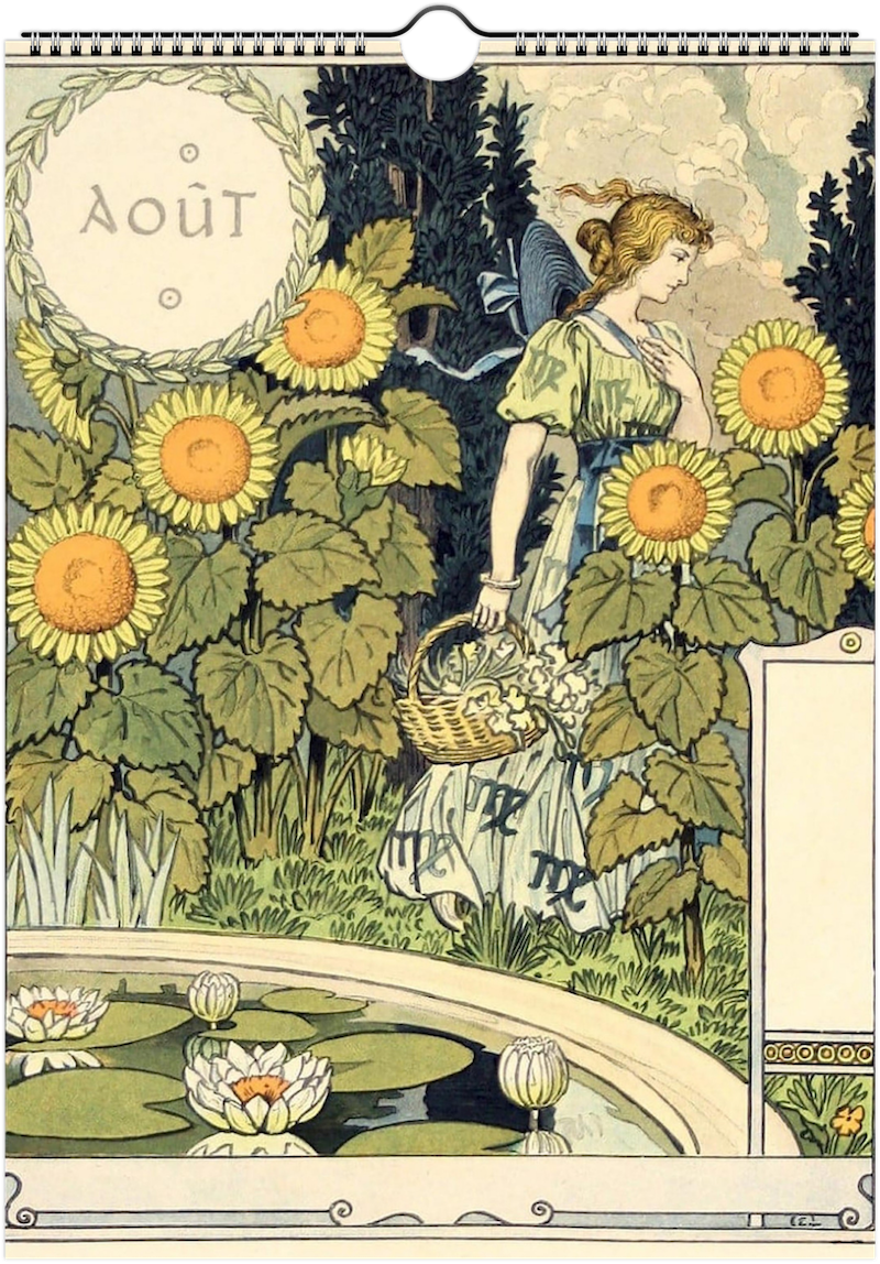 Les Mois: Eugène Grasset's Gardens of Art - Calendar