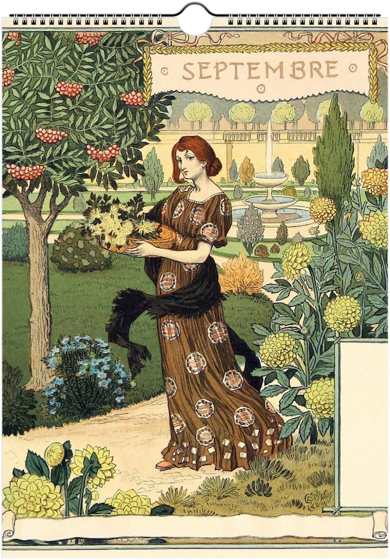 Les Mois: Eugène Grasset's Gardens of Art - Calendar