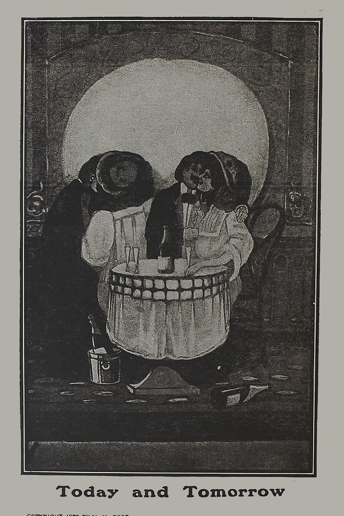 Tomorrow death, c. 1905 - Postcard