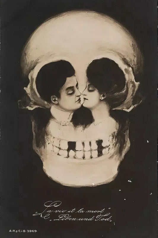 Love and Death, c. 1905 - Potcard