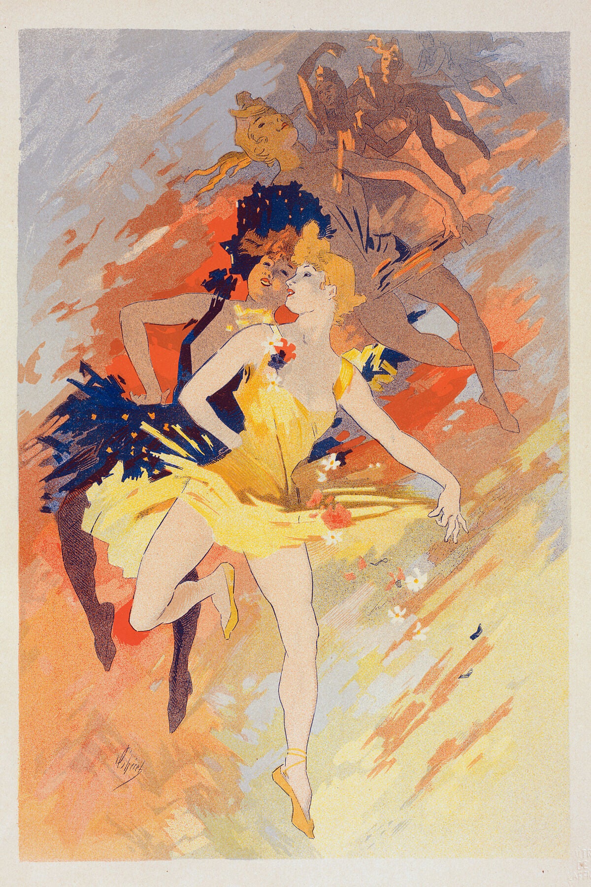 La Danse by Jules Chéret - c. 1836-1932