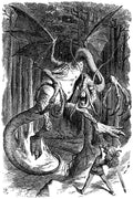 The Jabberwocky by John Tenniel - 1871