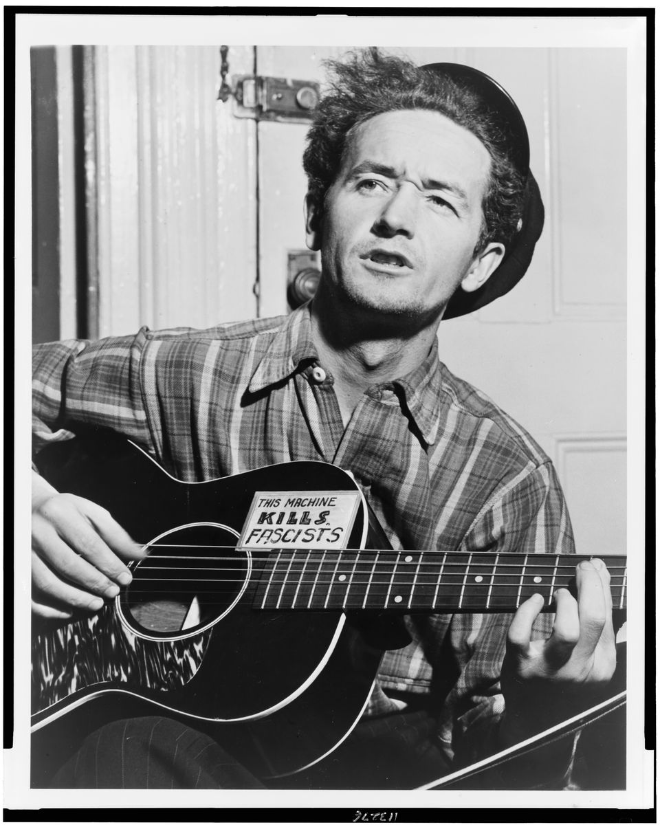 Woody Guthrie by Al Aumuller - 1943.