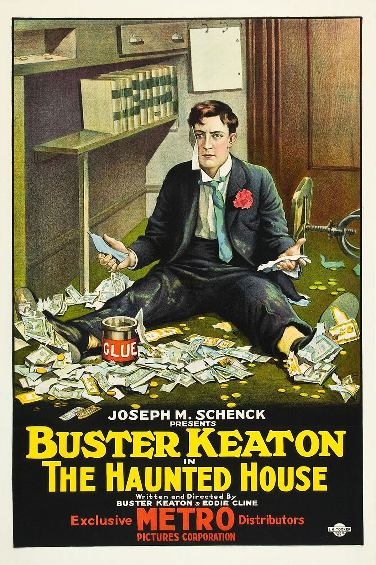 Buster Keaton in The Haunted House - 1921