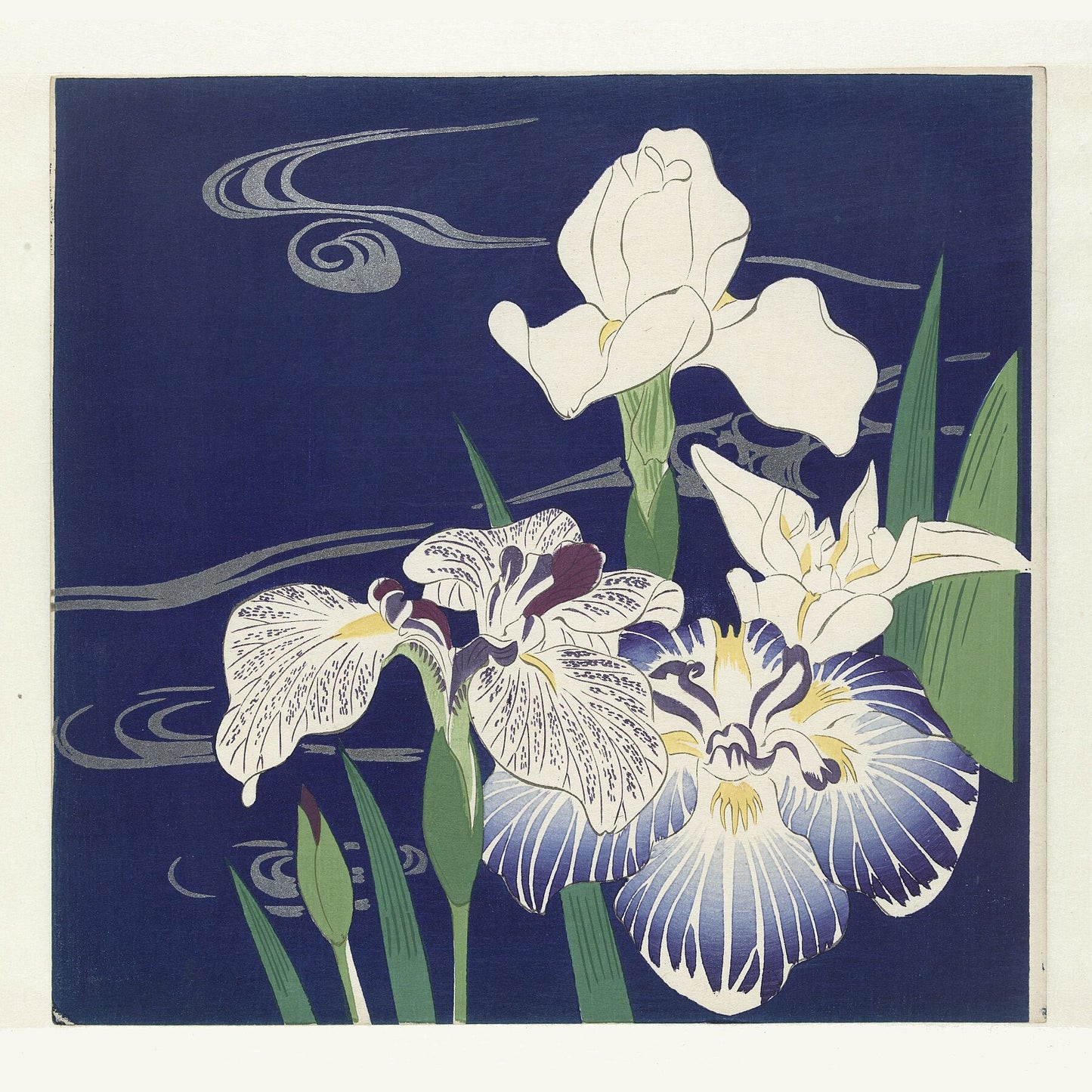 Irises by Tsukioka Kôgyo - 1890-1900