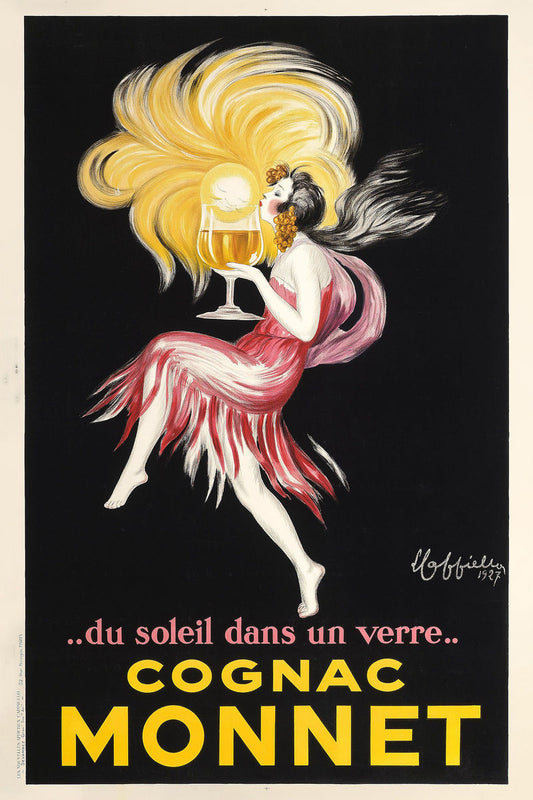 Leonetto Capiello's advert for Cognac Monnet. Date: c.1927