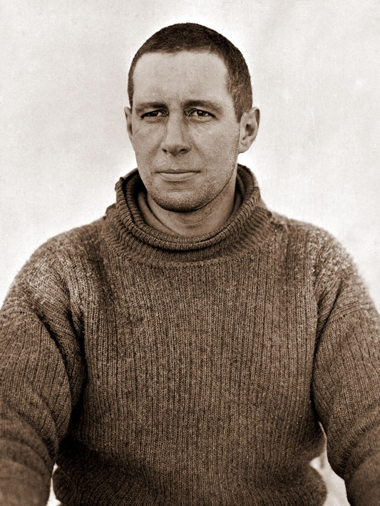 Capitán Oates durante la expedición antártica británica de 1911-1913 por Herbert Ponting
