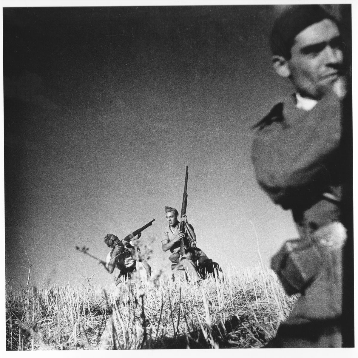 Three republican soldiers, Cordoba Front by Gerda Taro - 5 September, 1936