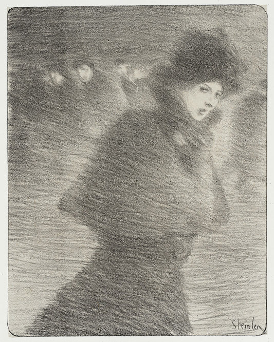 Une femme qui passe Edition_ 20 of 100 Théophile Alexandre Steinlen (Switzerland, Lausanne, active France, 1859-1923) France, 1897