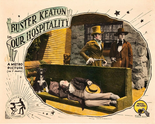 Carte de présentation pour 'Our Hospitality' de Buster Keaton - 1923