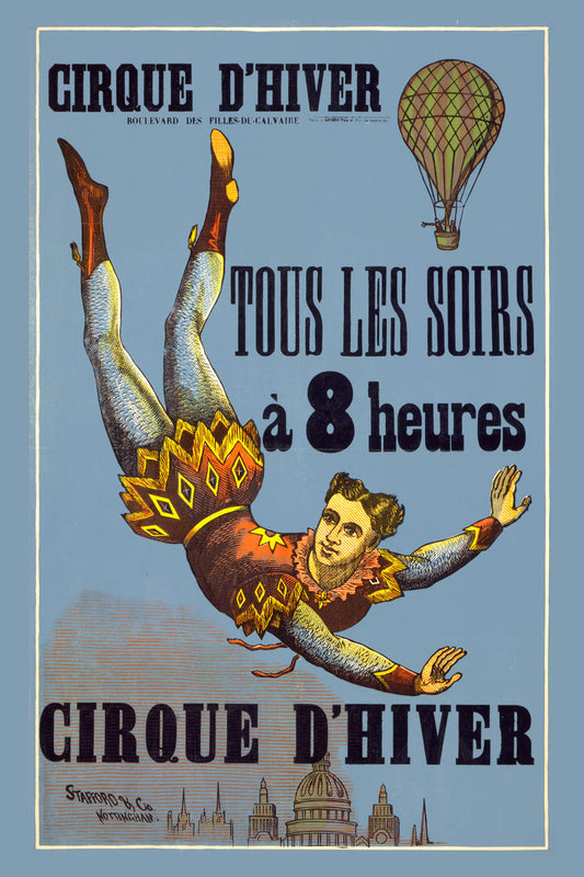 Affiche du Cirque d'Hiver - 1880 