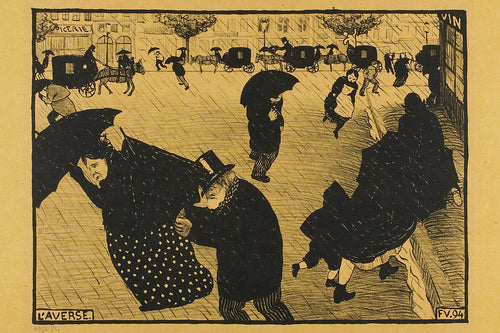 The Shower by Félix Edouard Vallotton - 1894