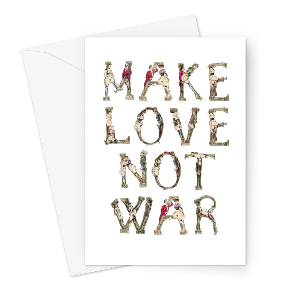 Greeting cards based on Joseph Apoux's erotic alphabet